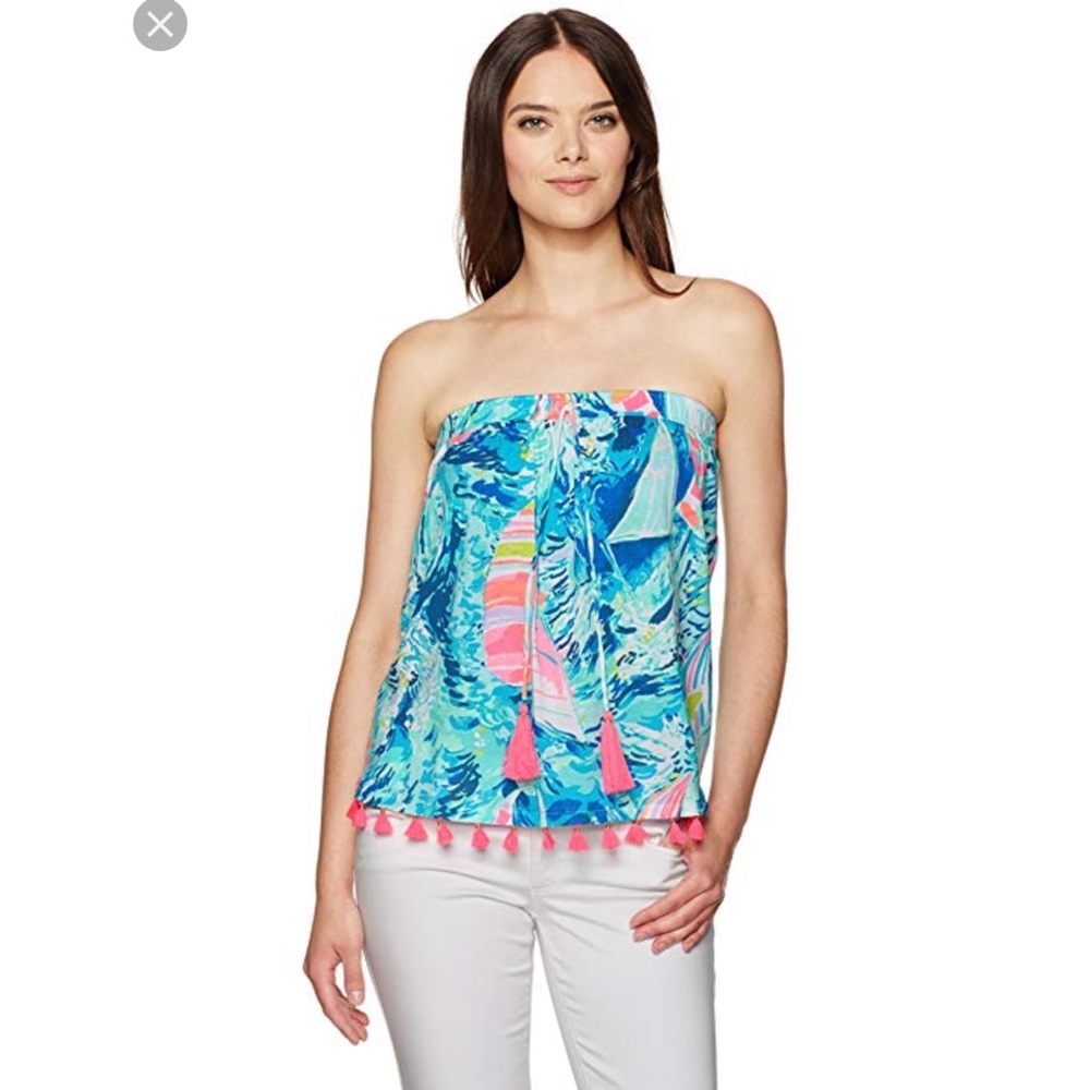 Lilly Pulitzer Plama Tube Top